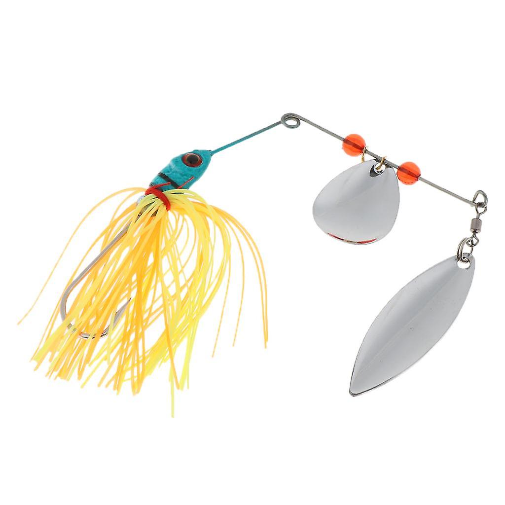 15g Hartmetall Angelköder Spinner Köder Löffel Tackle Bass Wobbler Gras