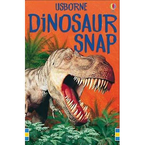 DINOSAUR Usborne Books Harper Collins Snap 52 Pages Card Game for Ages 3+ and Up