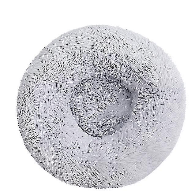 Dog Bed /cat Bed Washable Calming Comfy Donut Style Plush Pet Cat Or Dog Be
