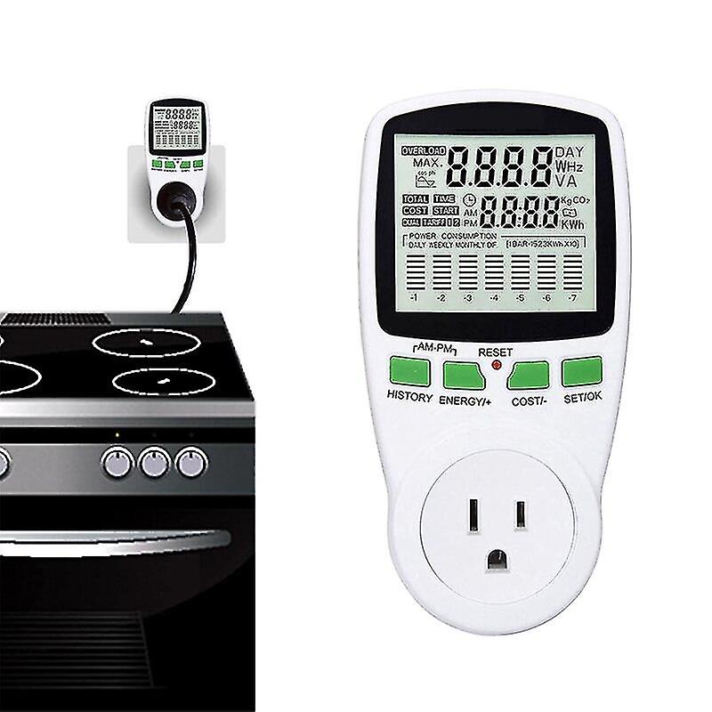 Electricity Power Meter Wattmeter Socket With Diagram Metering Billing