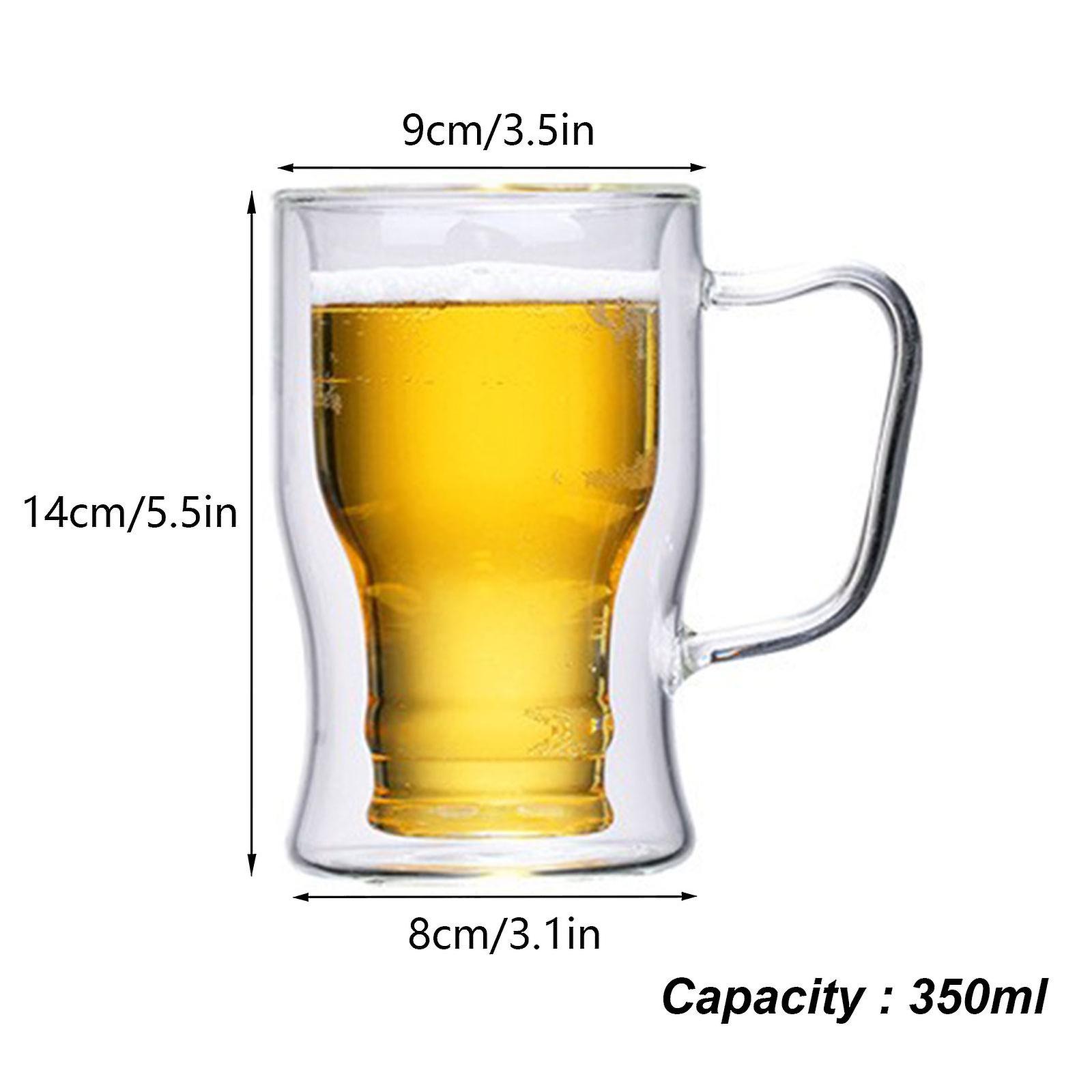 Fausse tasse de bière, tasse de bière | Tasse de bière drôle à double couche,Créativité modèle de farnage de fête