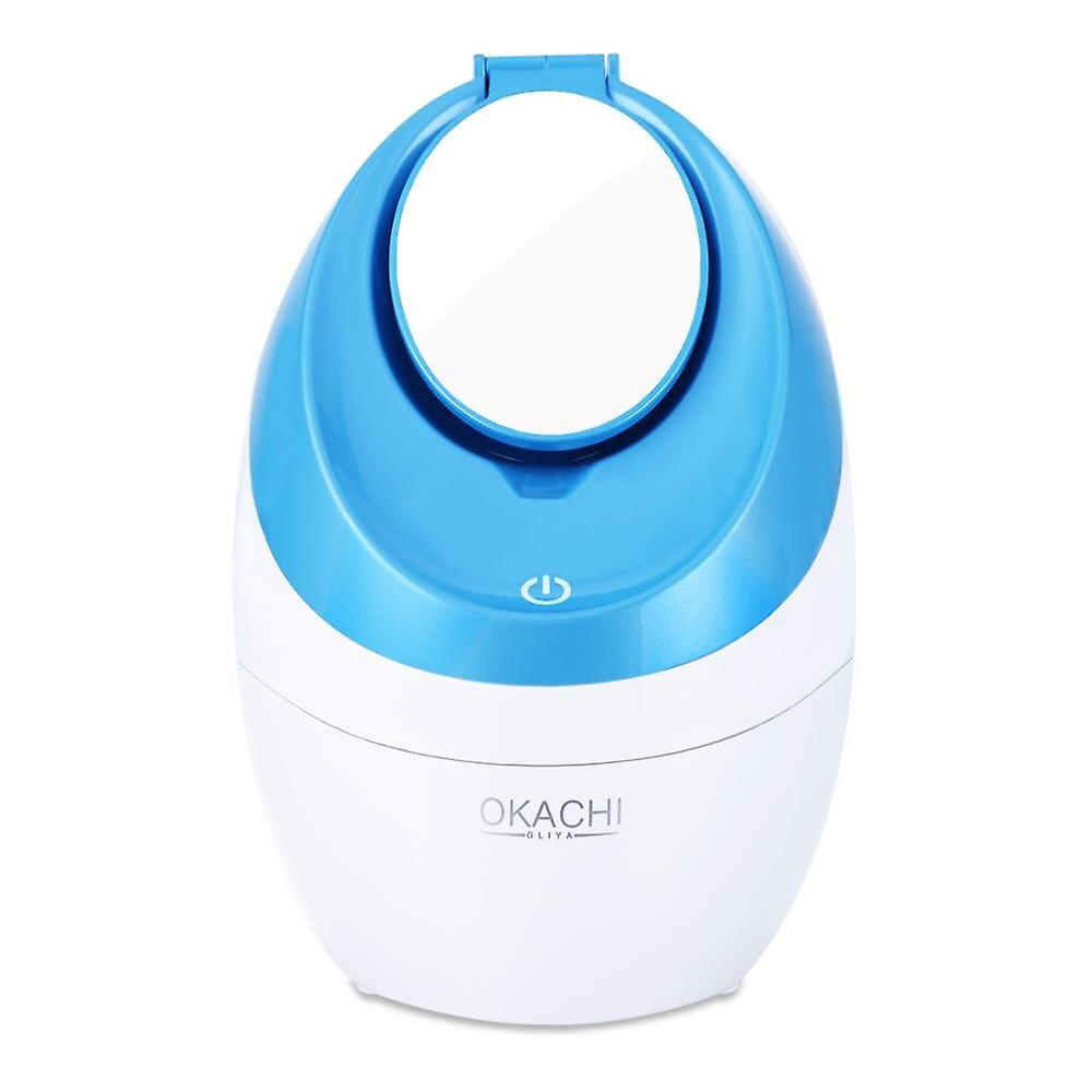 Facial Steamer Nano Ionic For Home Face Sauna Spa Face Sprayer Open Pores Blackheads Reomoval Clear With Makeup Mirror