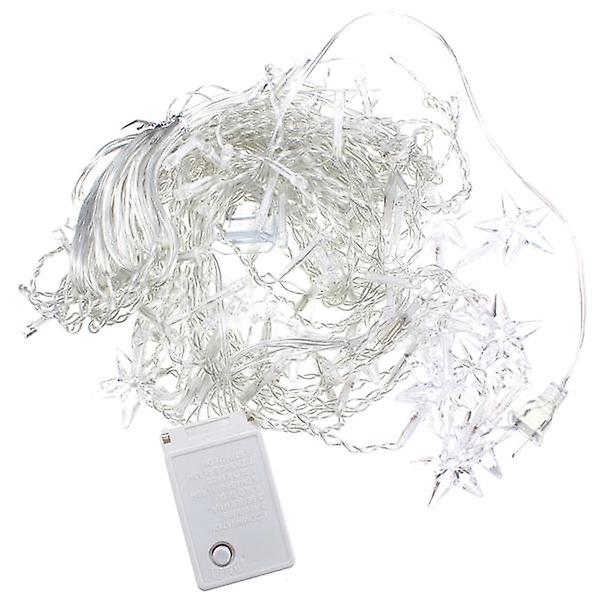 Πολυ 3.5m 100smd πεντάκτινα οδηγημένα αστέρι φω'τα κουρτινών χορδών για τα Χριστούγεννα, διακόσμηση γάμου, 110v