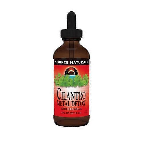 Source Naturals Cilantro Metal Detox Liquid, with Chlorella 2 fl oz (Pack of 1)