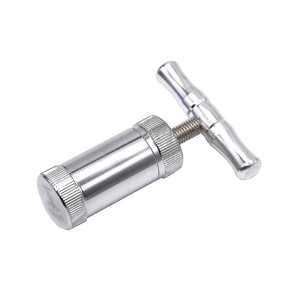 Wuzhou Mini Metal Small Pipe Press Portable Pipe Press(1pc, Silver)