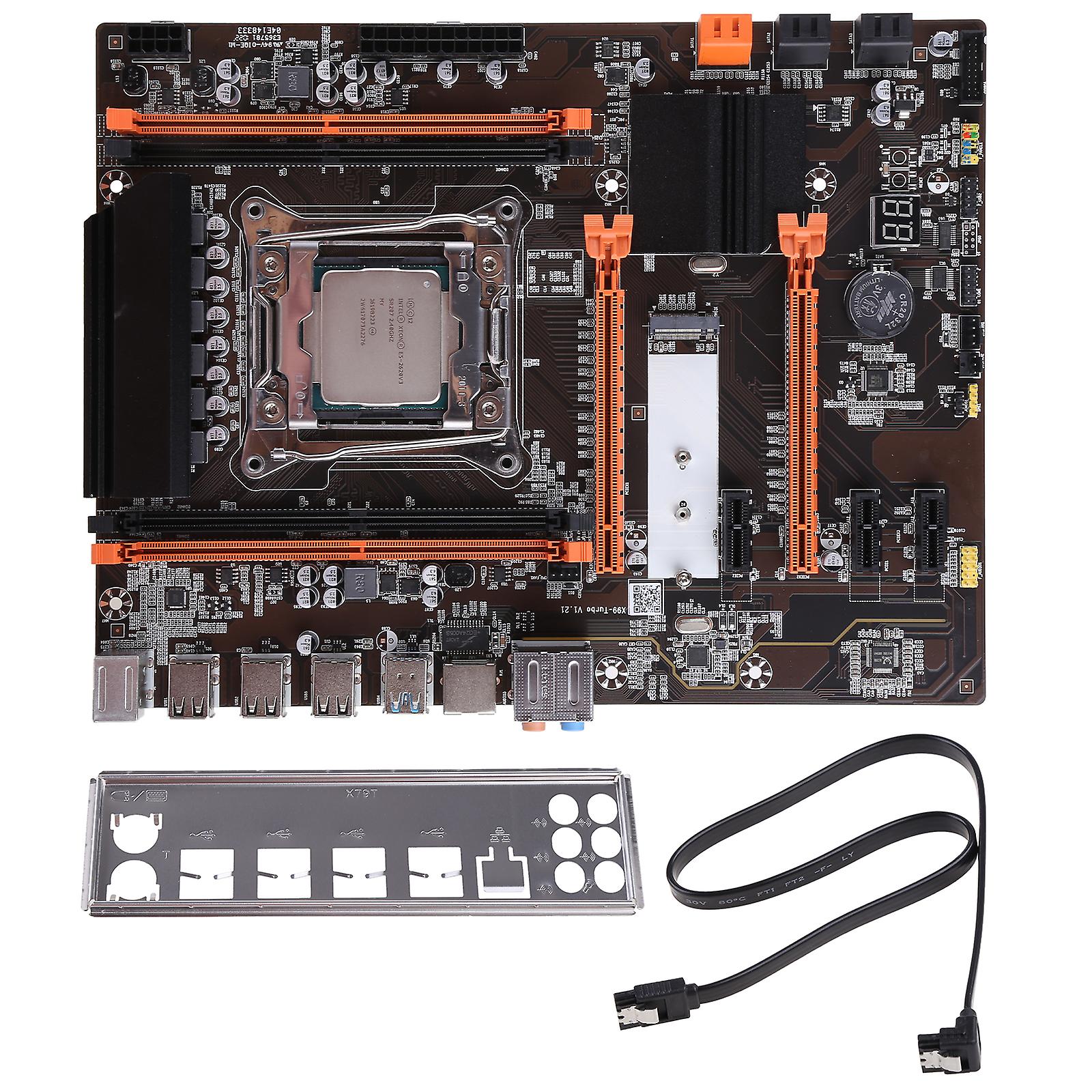 X99 dla płyty głównej Intel LGA2011-3-pinowa płyta główna pamięci DDR4 z E5 2620 V3 CP