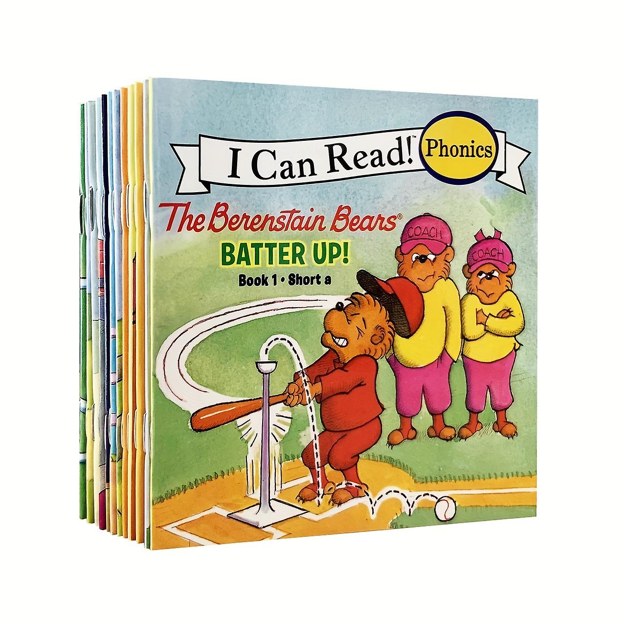 12books/set I Can Read Phonics The Beienstain Beans My Very First Picture In English For Children Kids Pocket Story Books Educational Book For Childre