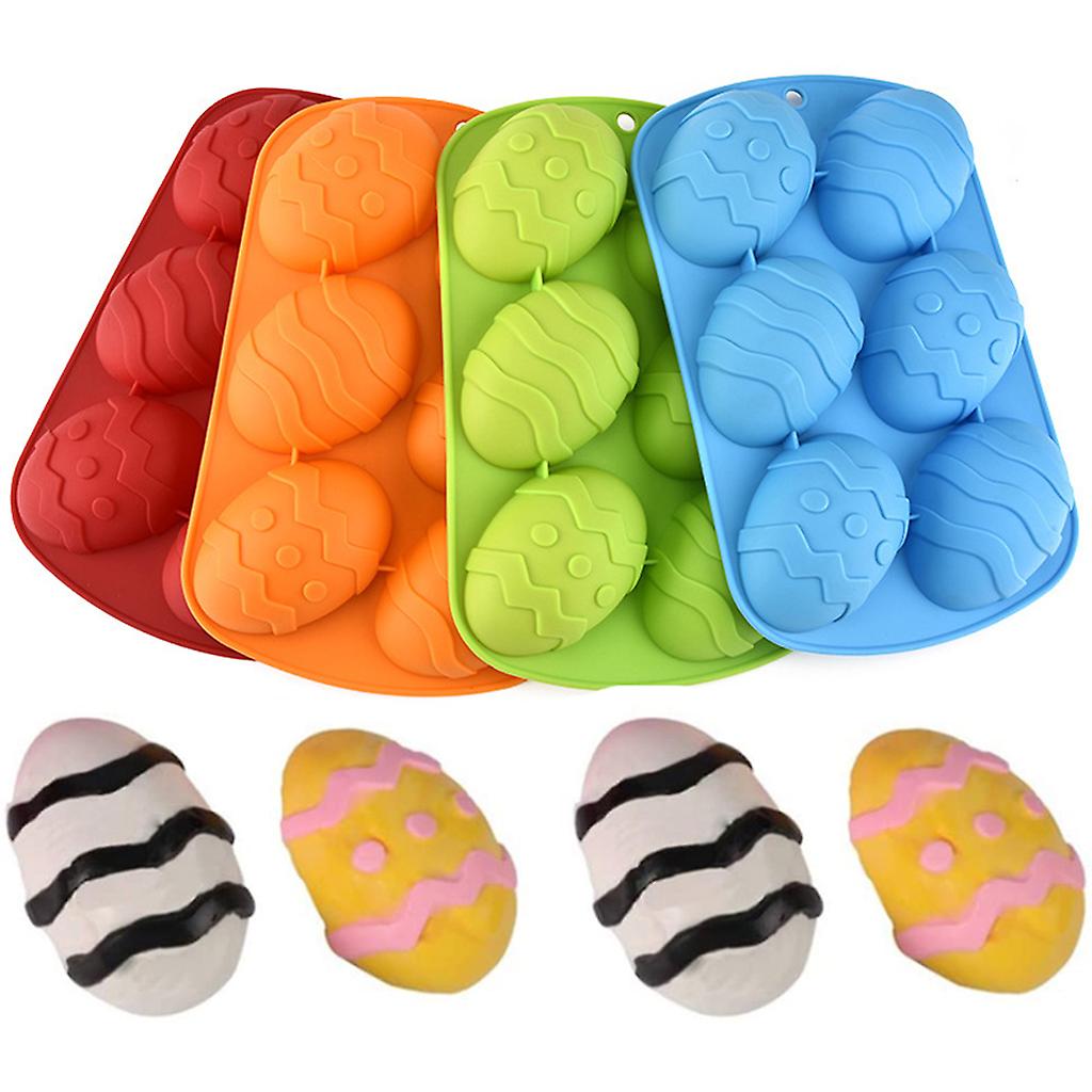 Silicone Egg Mold Chocolate Shells Mold for Easter Soft and Easy to Use Gift
