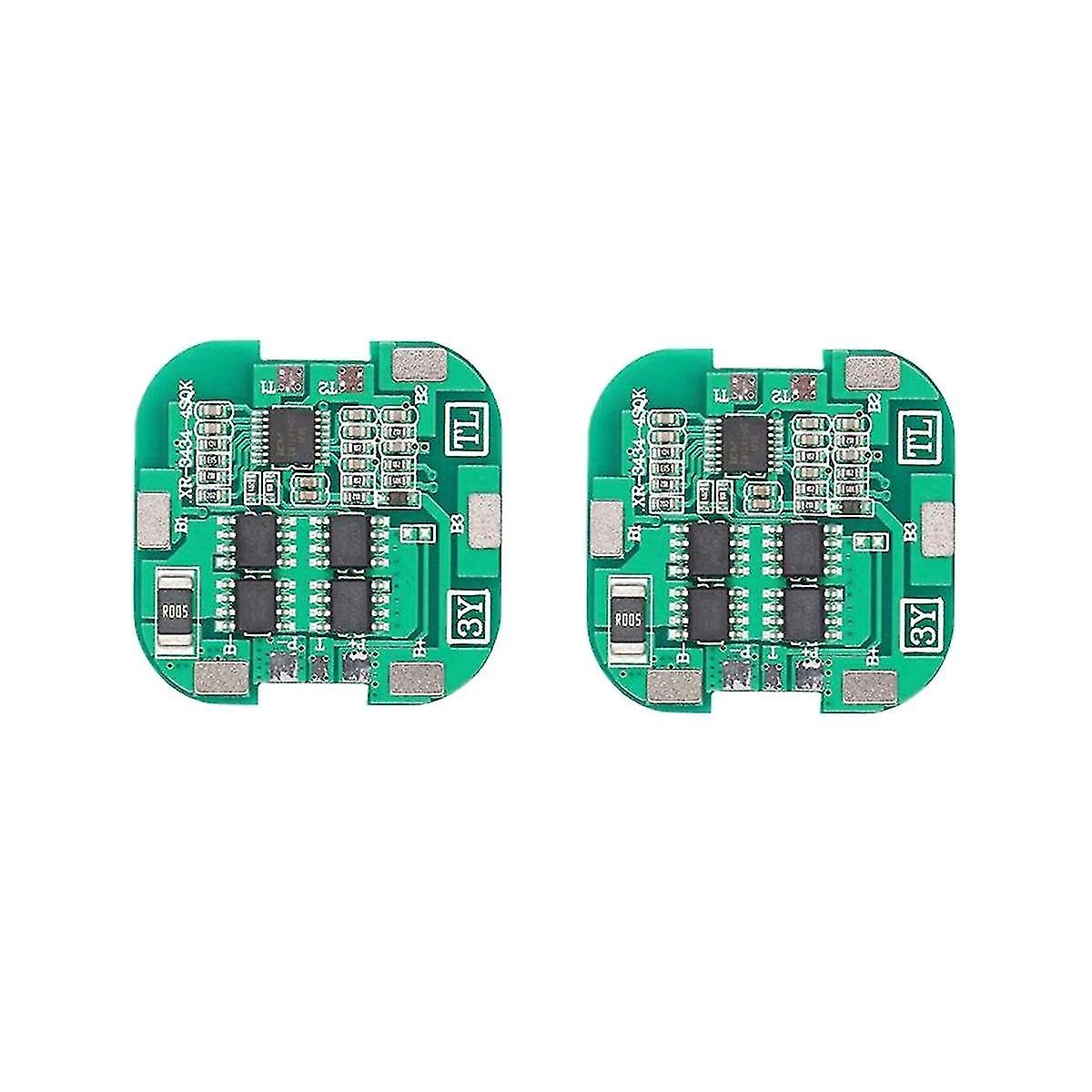 2 stuks 4s Bms 8a 14.8v 18650 - Lithium batterij laadbord vegen machine zonne lithium batterij pr