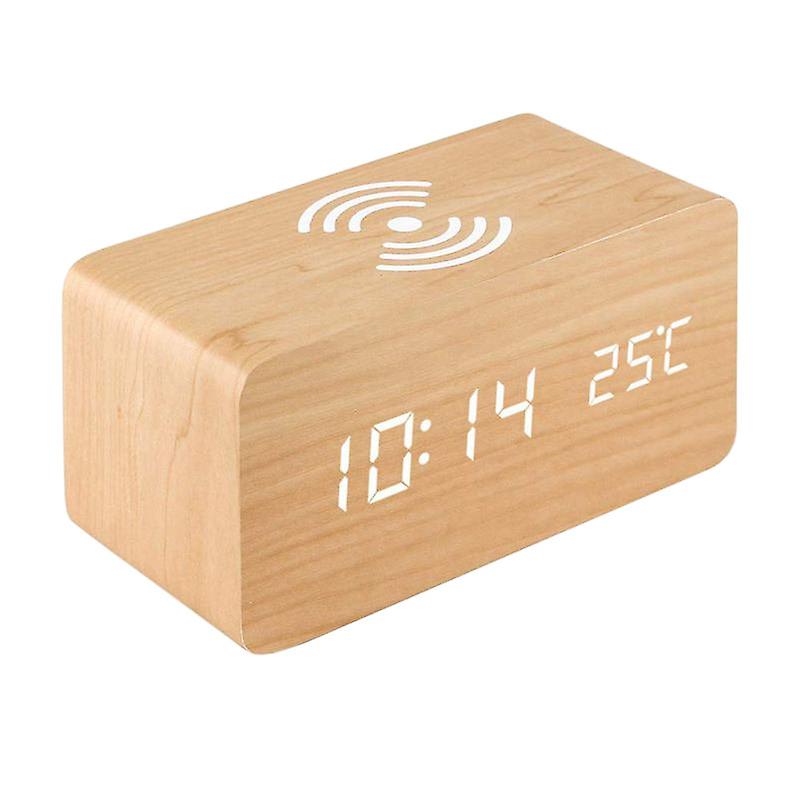 数字闹钟，矩形 - 米色