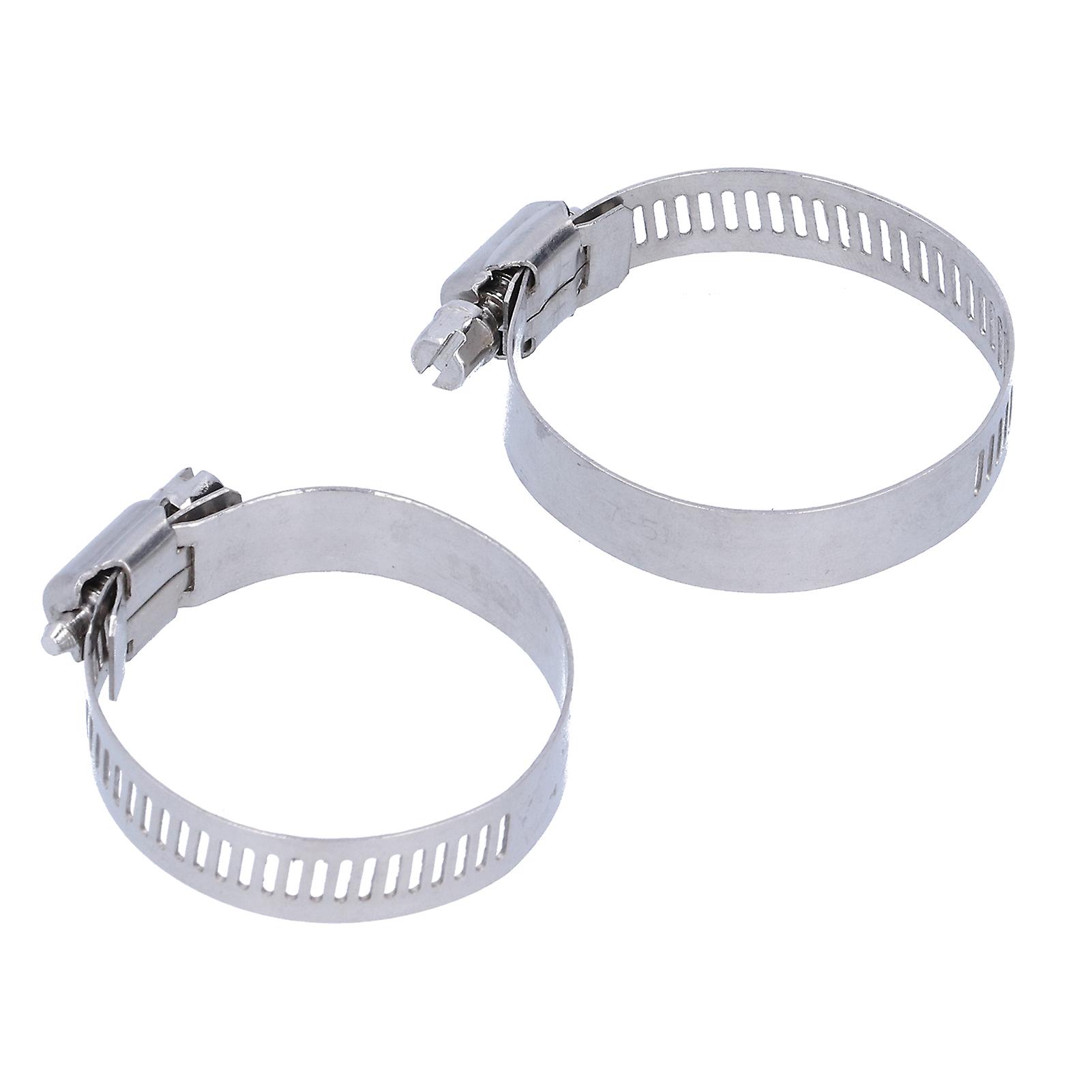 2 Stück große Schlauchschellen Edelstahl verstellbare Schlauchschellen Poolfilter Ersatz Schlauchschellen für Poolsysteme langlebig korrosionsbeständig Secure T