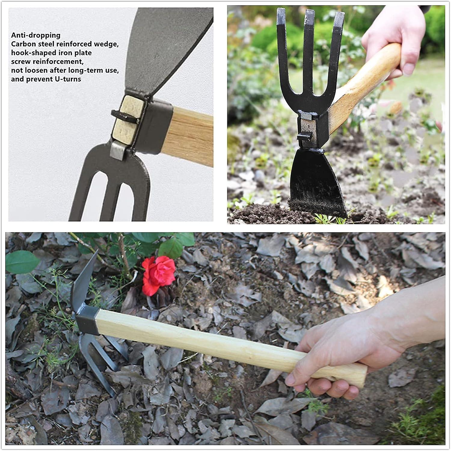 Gardening tool, rake, excavator, suitable for weeding, digging, digging ...