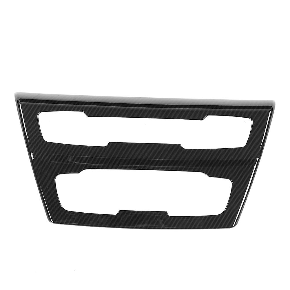 Garniture de panneau CD de console centrale en fibre de carbone pour BMW X1 F48 2016-2019