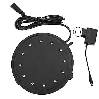 Q12 Acuario Lámpara de burbuja Pecera Paisajismo LED Luz de buceo Placa de enriquecimiento de oxígeno 100-240VUS Enchufe