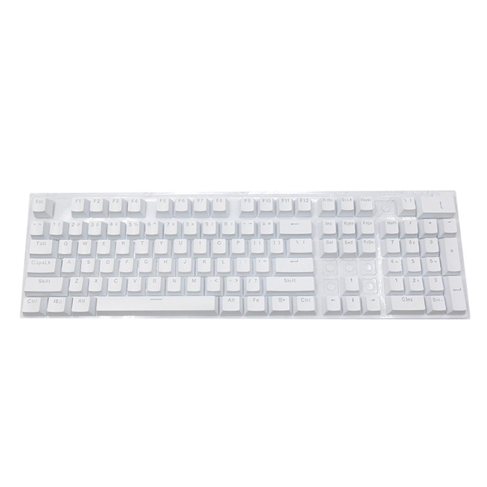 104Pcs/Set Double Color Backlight Keycap for Cherry MX Mechanical Keyboard