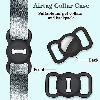 Coleira para Cão Airtag Reflexiva, Ivienx Apple Air Tag Coleira para Cães para Serviços Pesados [Grande] Coleira acolchoada para animais de estimação com acessórios Airtag Case para Pequenas e Médias