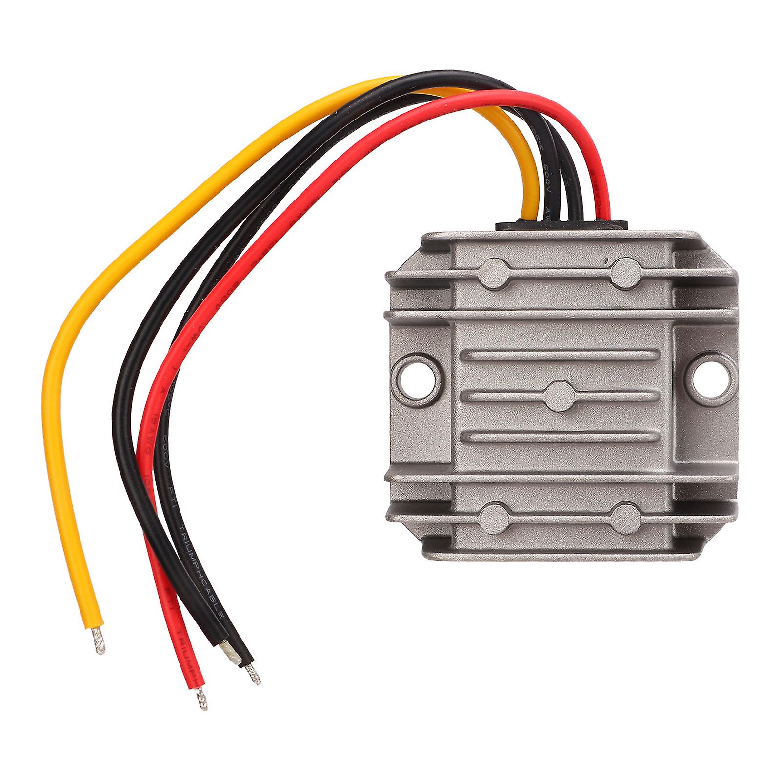 24V to 12V Voltage Converter, DC 18-36V Voltage Regulator, Step Down Converter to DC 12V, 120W, 10A, Waterproof