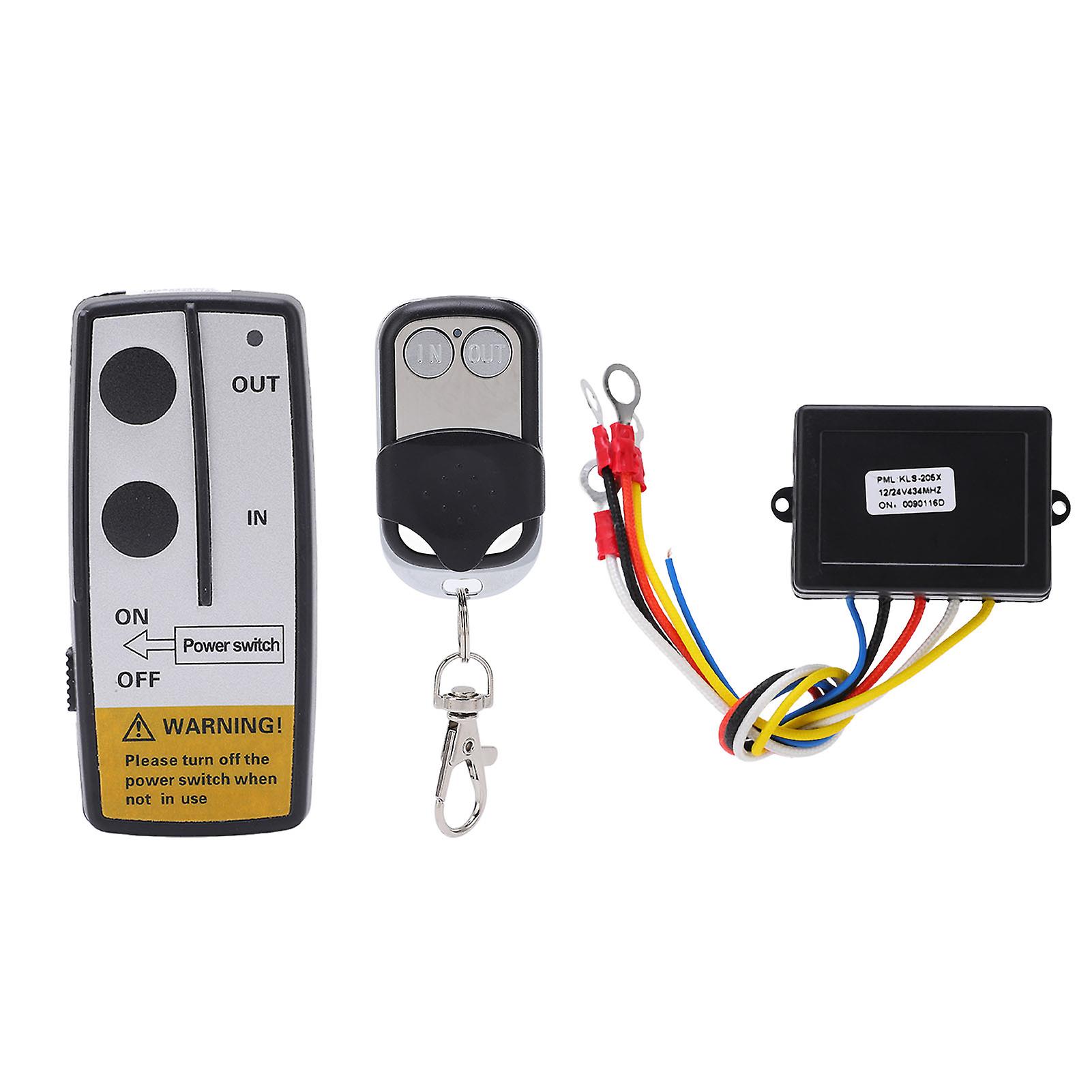 Wireless Winch Control Kit with Long-Range Remote and Anti-Interference Technology