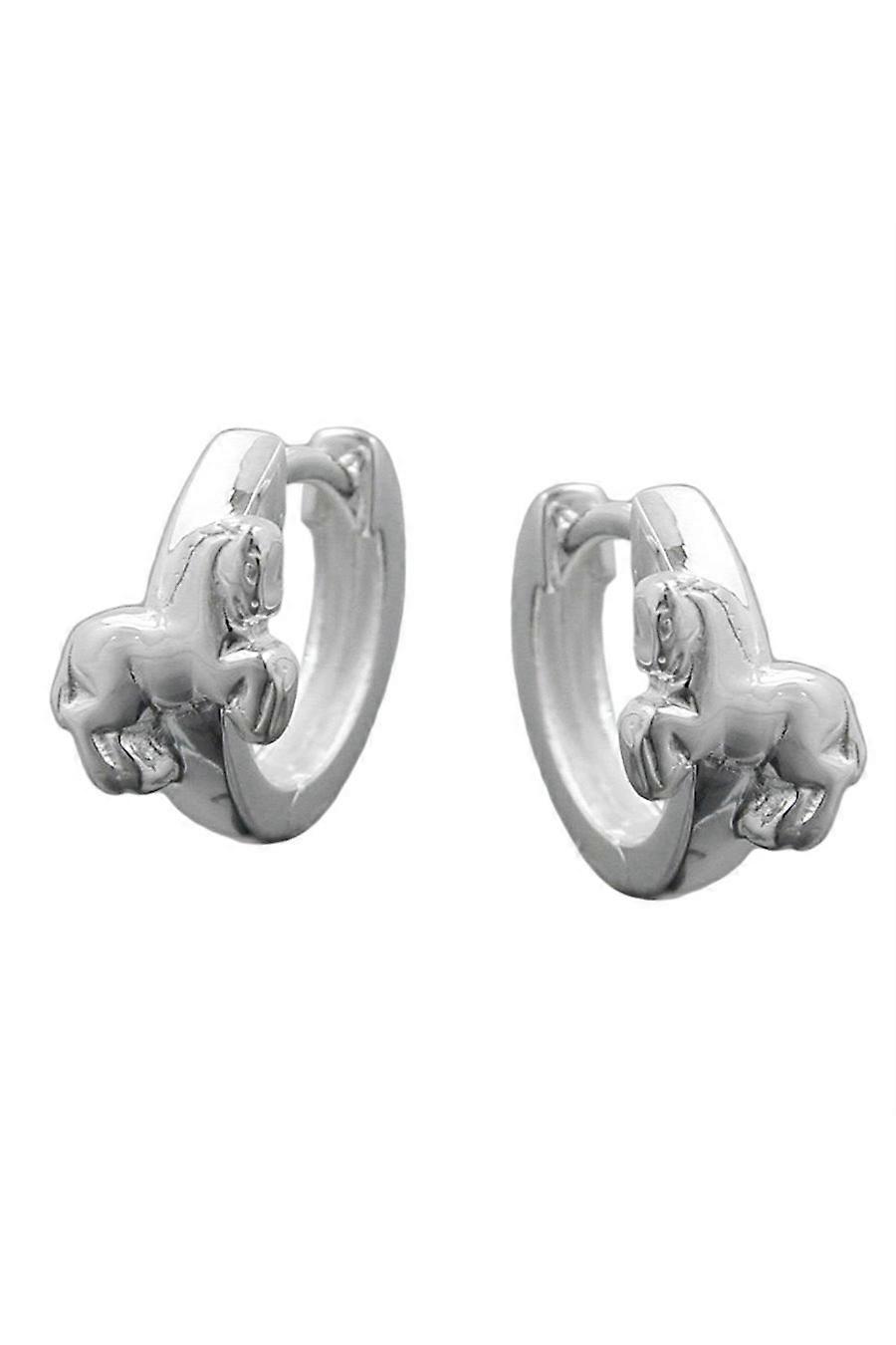 Hoop Earrings With Horses Silver 925 - Gl90869