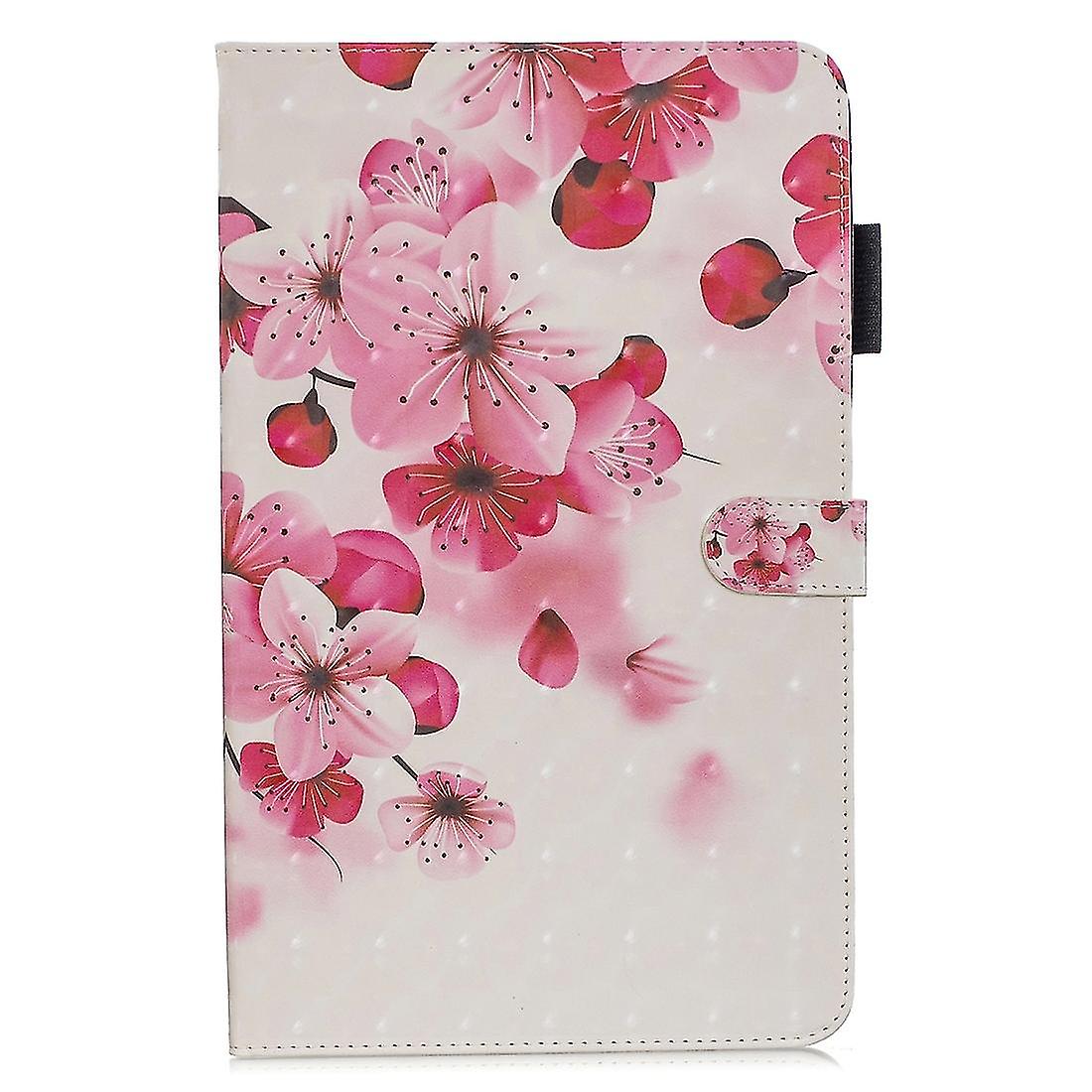 Leather Case For Ipad Mini2019 Red Flower