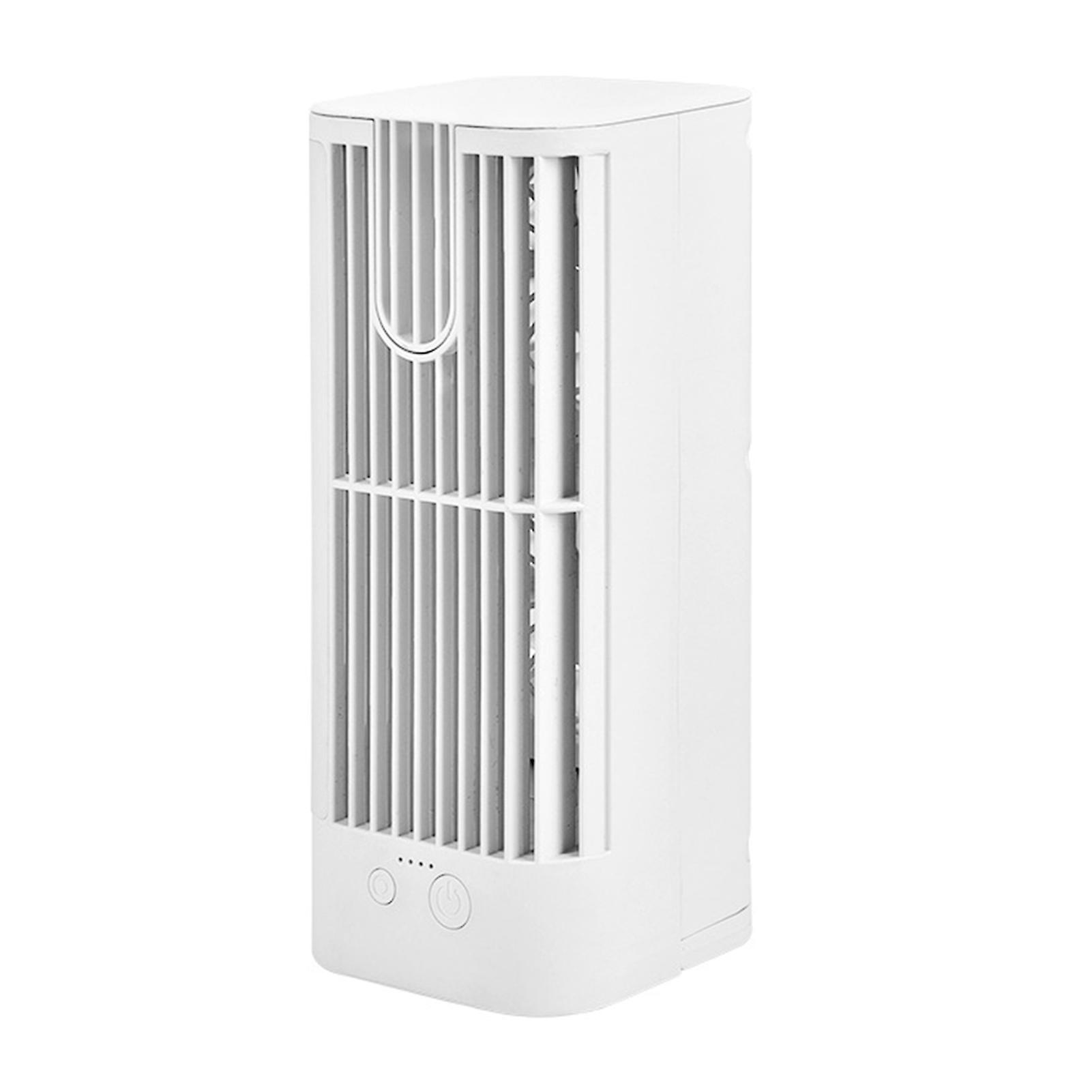 Airs Conditioning Fan with Light Non-Slip Sturdy Tabletop Fan for Home Bedroom