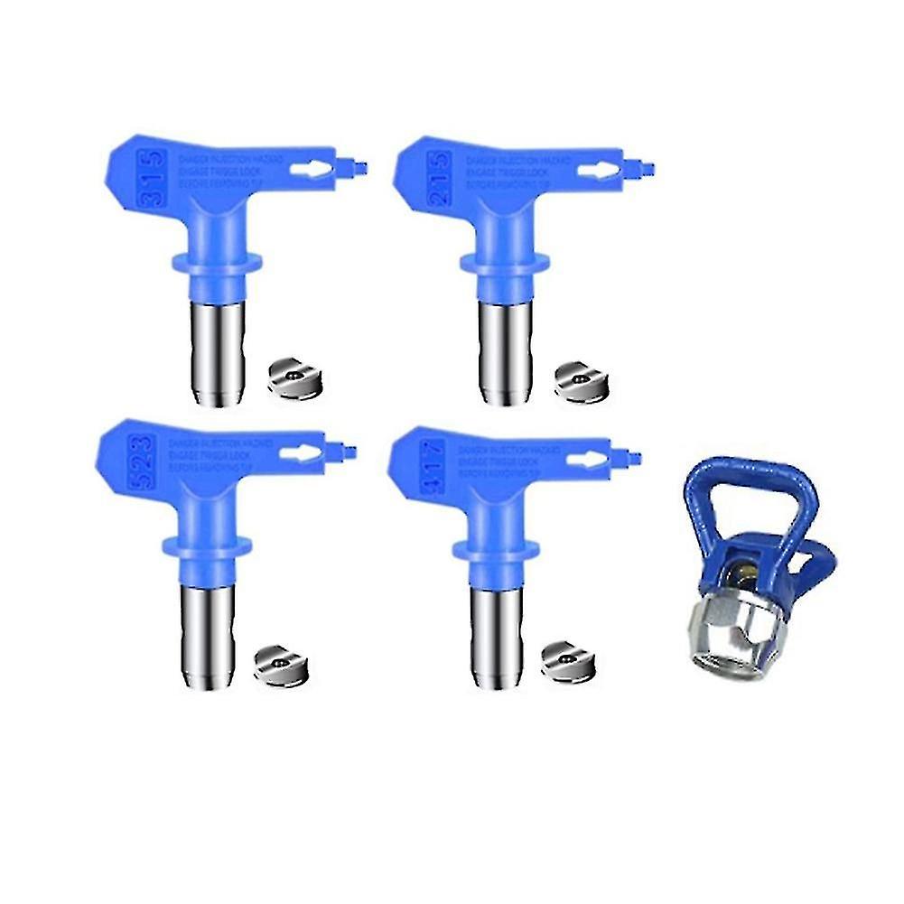 Airless Paint Sprayer Nozzle Set, Reversible Spray Tips