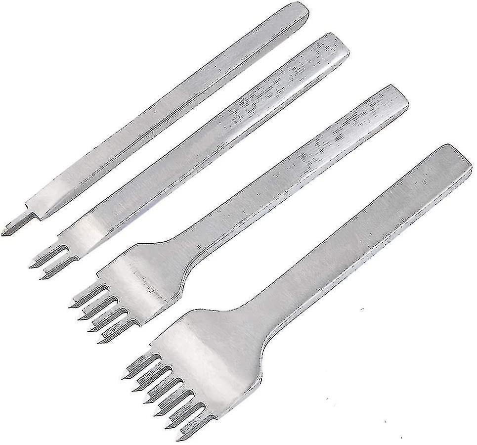 4 Pcs Diy Leather Punch Tool Kit Leather Craft Punch Tool Kit
