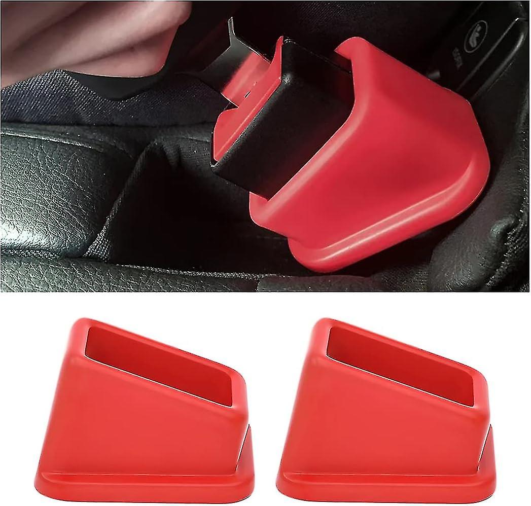 Seat Belt Buckle Holder, 2 Pcs Silicone Seat Belt Buckle Booster, Raises Seat Belt Buckle for Easy Access, No-Hassle Stand Upright Buckling Belt Buckl