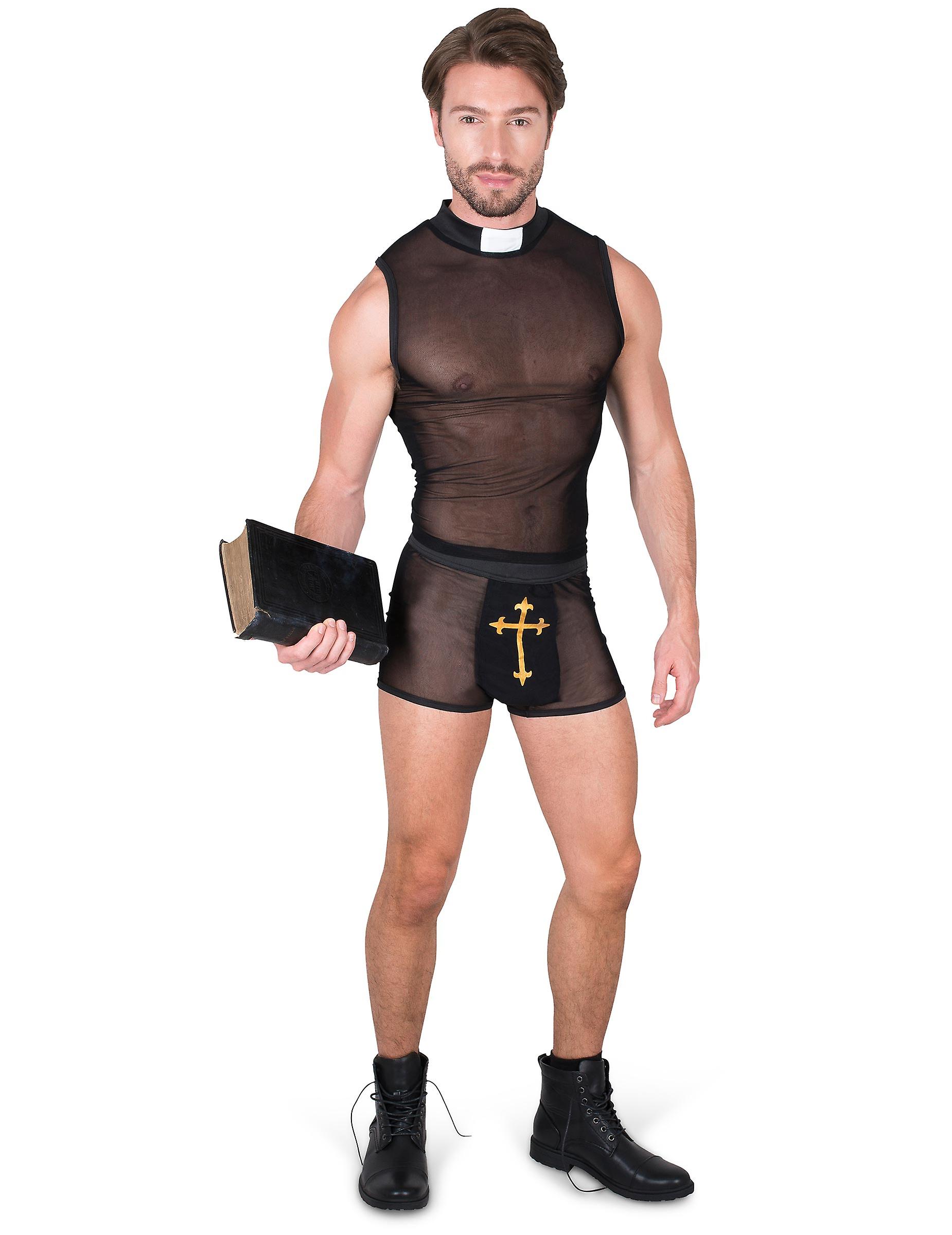 Disguise priest sinner man