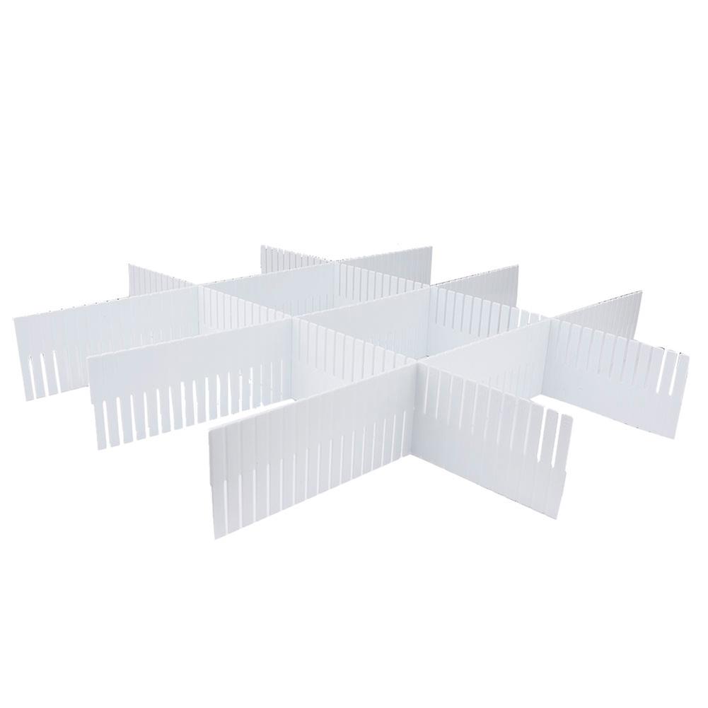 5Pcs DIY Plastic Drawer Organizer Adjustable Drawer Dividers Separators (50*7cm)