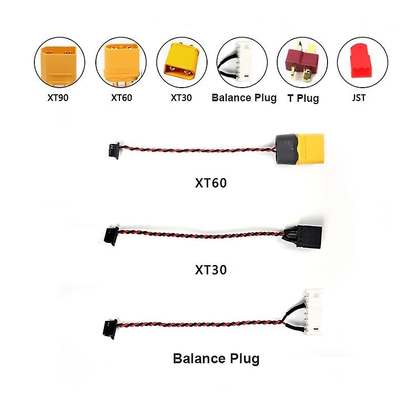 B6FPV 11cm Netzteilkabel XT30 XT60 JST T 3S 4S 5S Stecker für DJI O3 Air Unit RC Drohne