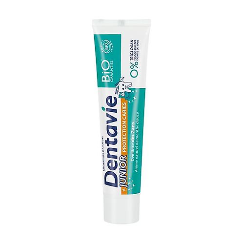 Junior Toothpaste + 7 years Organic Natural Sweet Mint Flavor 75 ml (Mint)