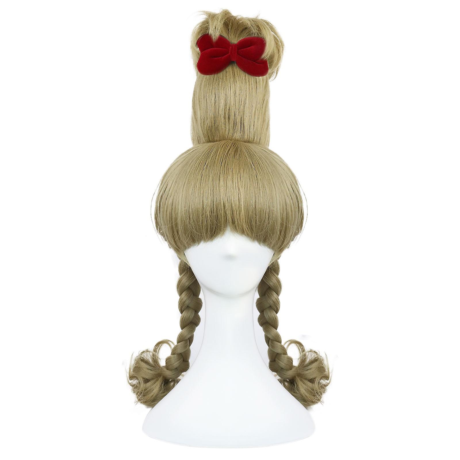 Halloween Wig The Green Monster Christmas Cosplay Costume Cindy