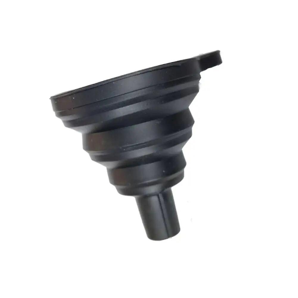 1 قطعة قمع السيارات النفط الوقود البنزين البنزين والديزل السوائل تغيير ملء قابلة للطي سيليكون سيارة قمع سيارة معلقة مطوية عالمية