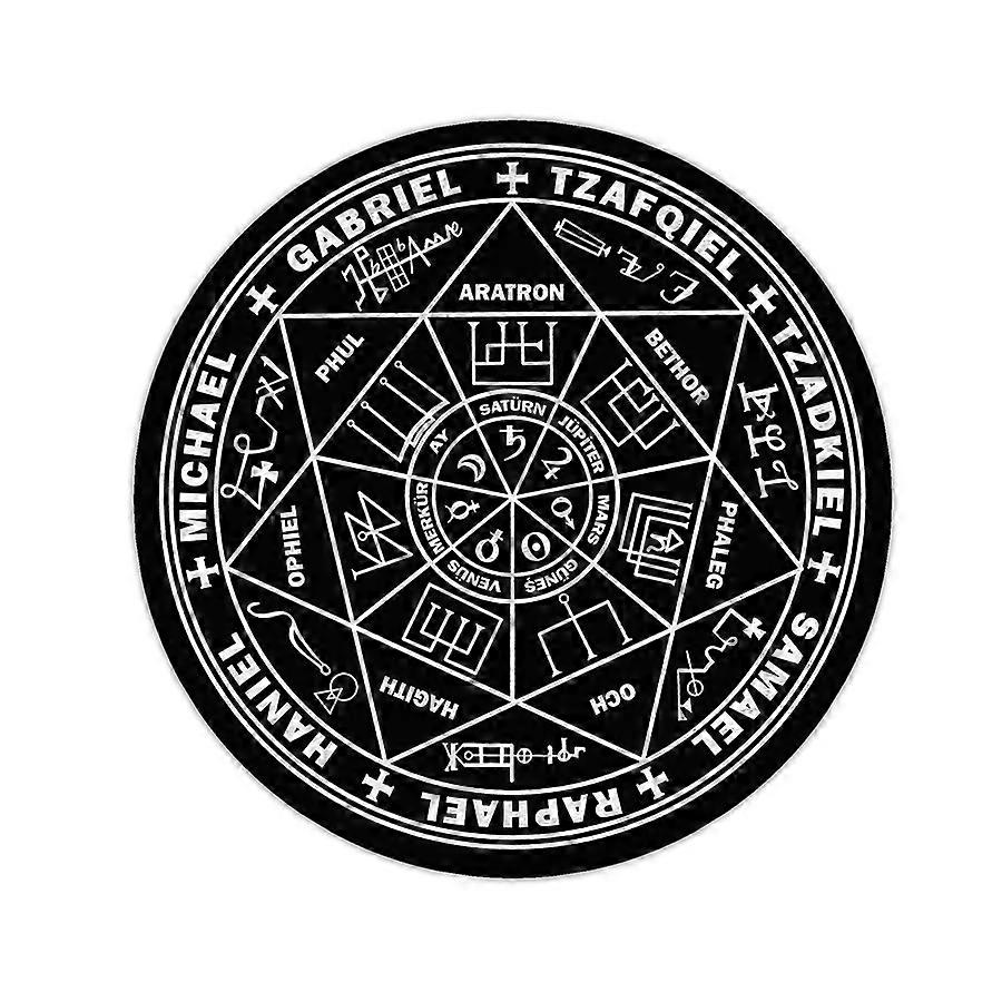 Archangel Sigils Decorative Circle Rug