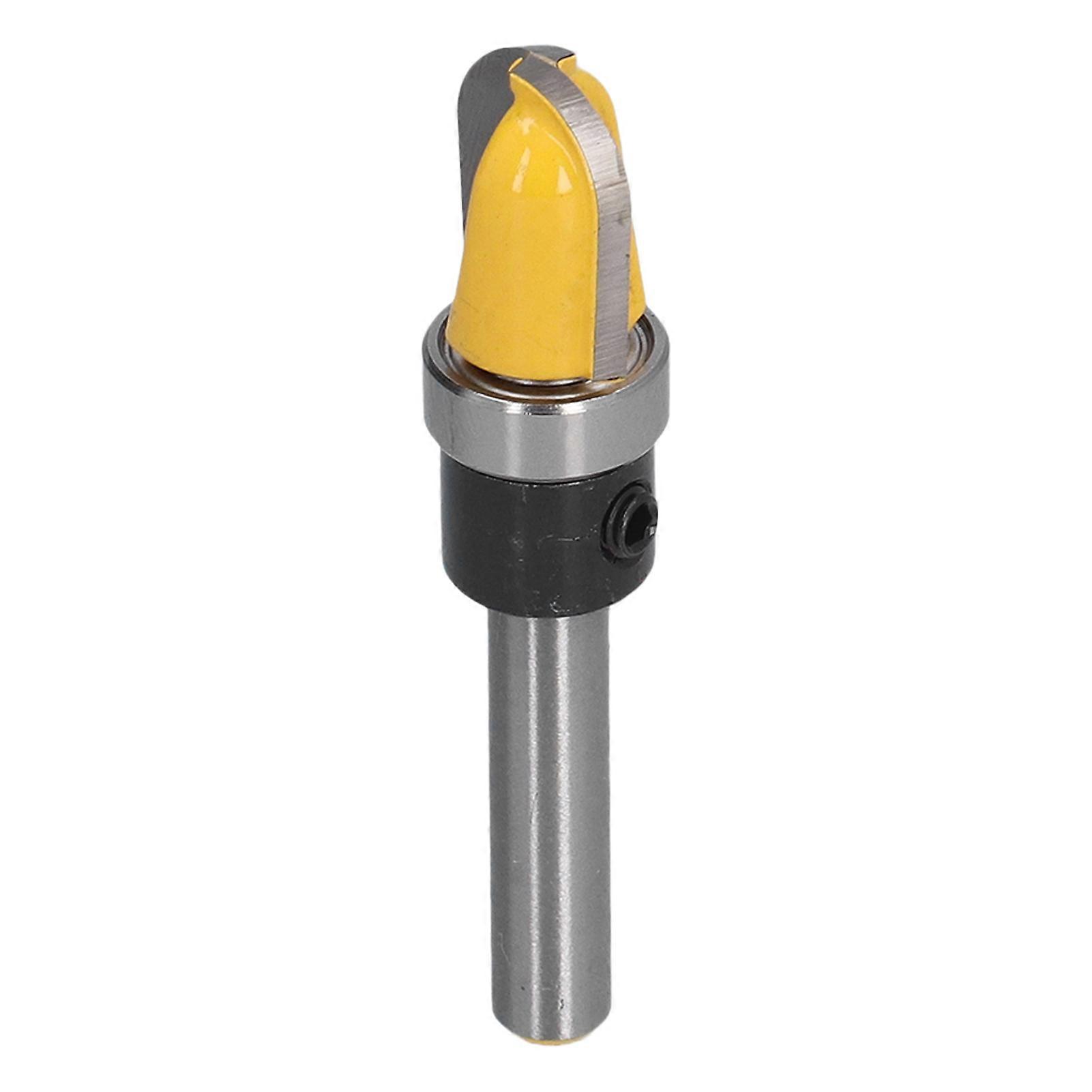 Round Nose Bit Core Box Bowl Tray Template Dish Carving Router Cutter cu rulment 1/4in Shank1/2in