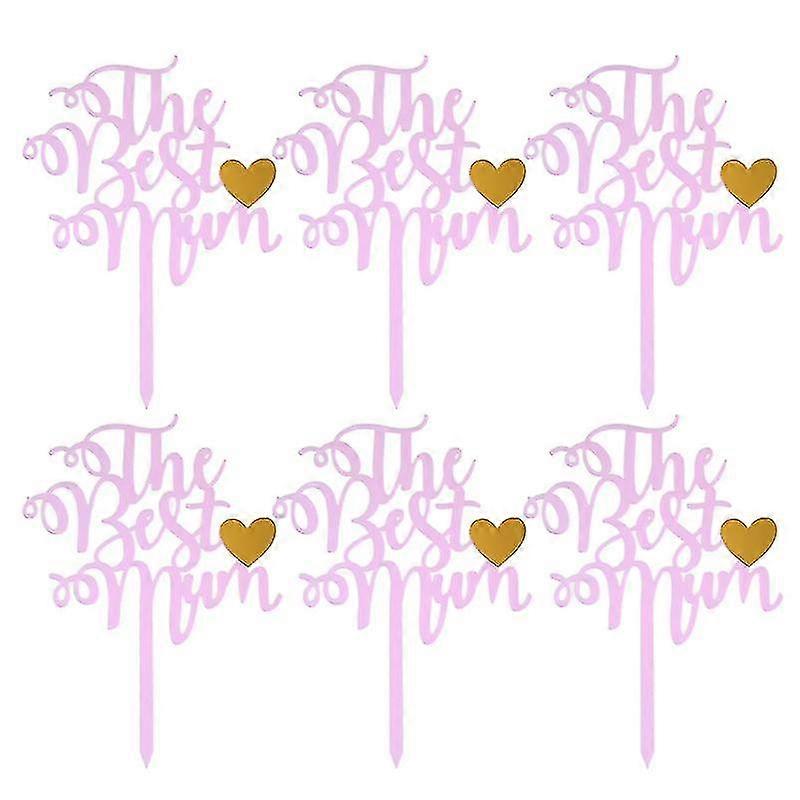 10pcs cake decorations , The Best Mom Cake Topper