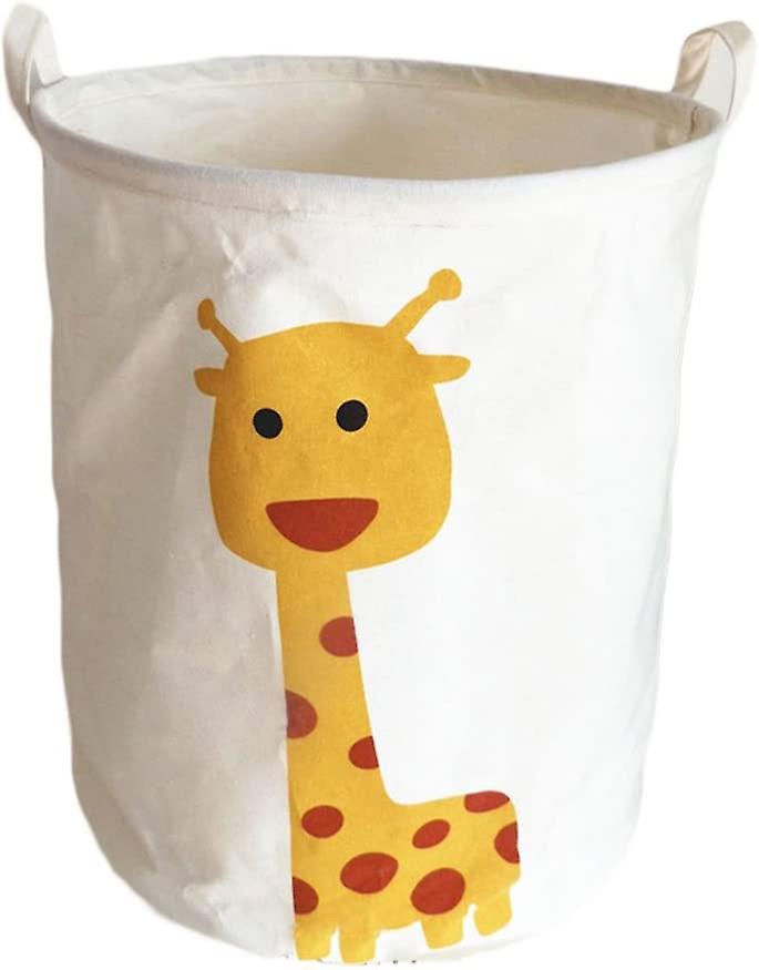 Laundry Hamper Foldable Laundry Hamper Storage Basket - Large Waterproof Lightweight Portable (Giraffe) 40*50cm