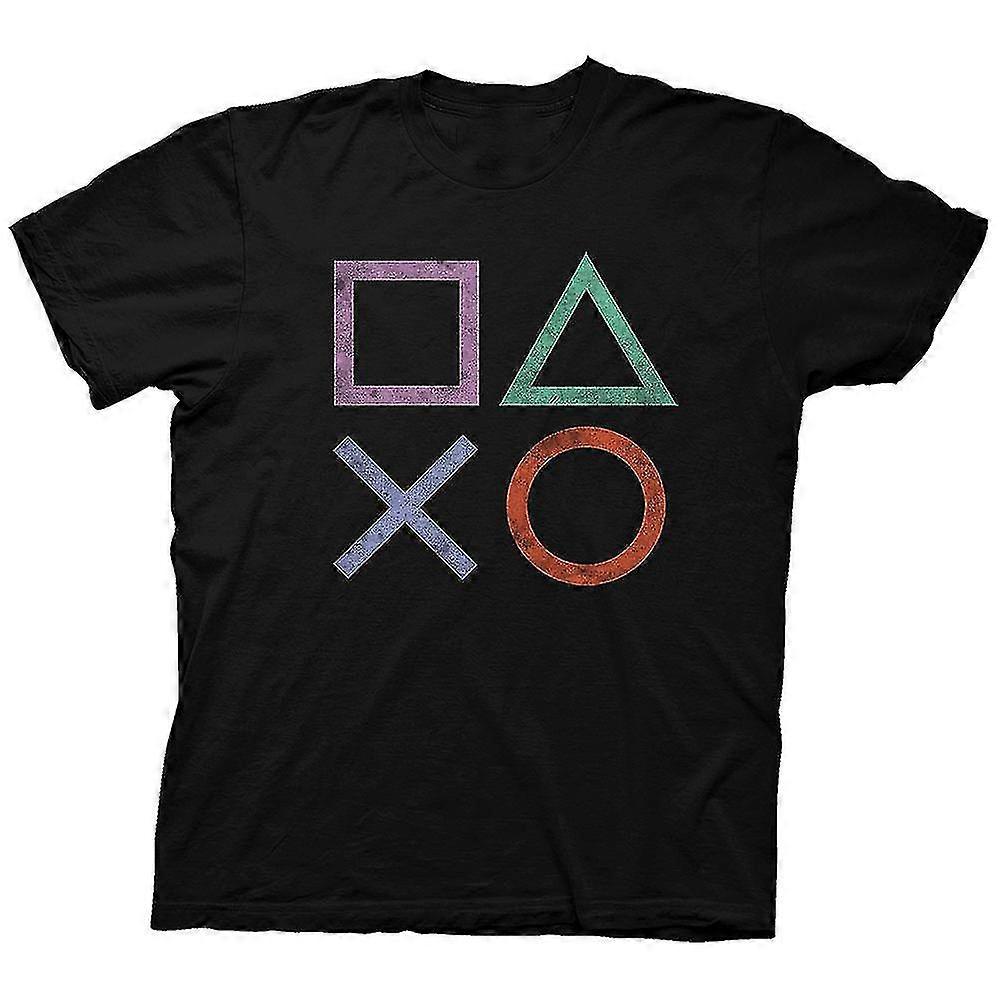 Playstation Botones Camisa