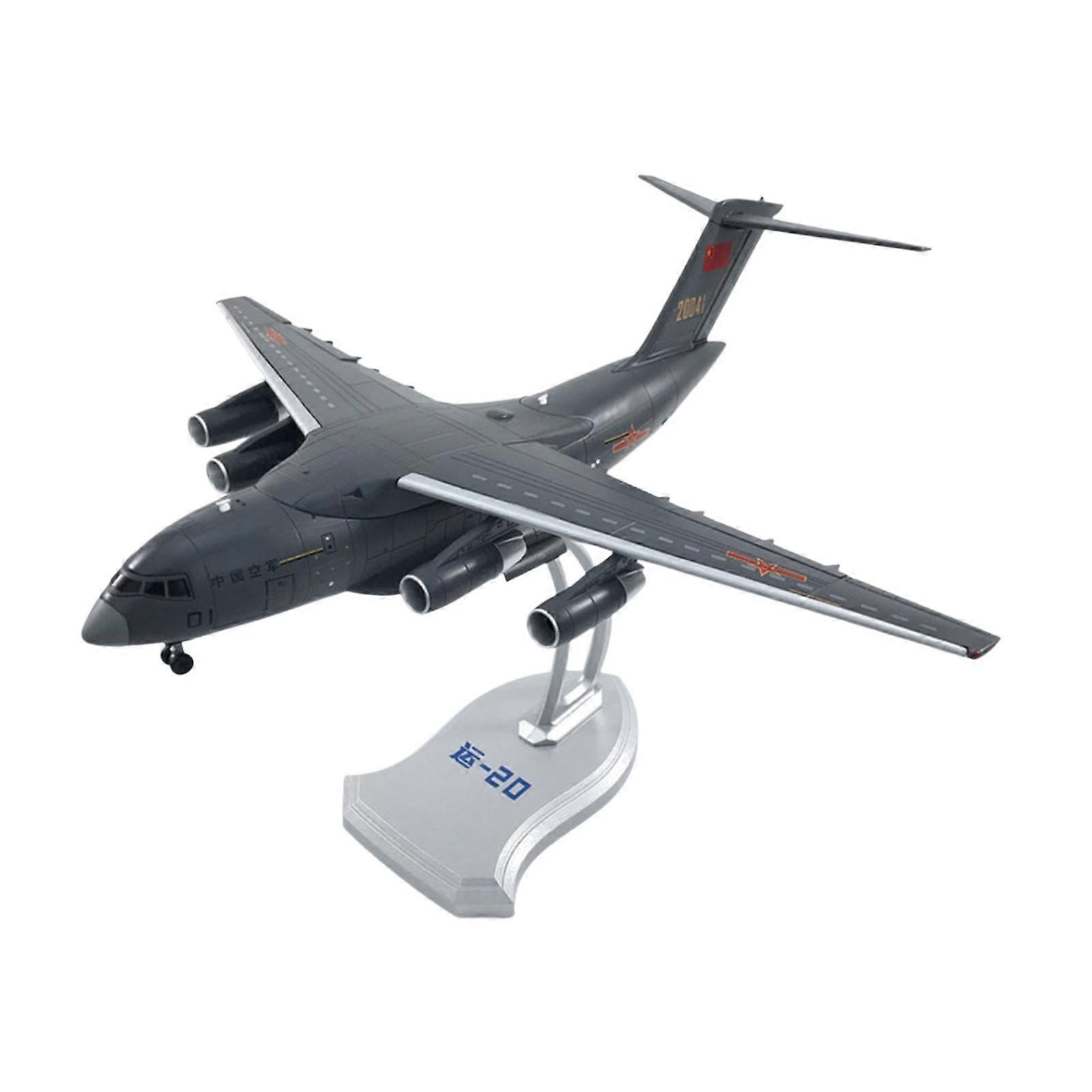 1/130 Scale Y-20 Transport Aircraft Diecast Alloy Model for Bookshelf Office