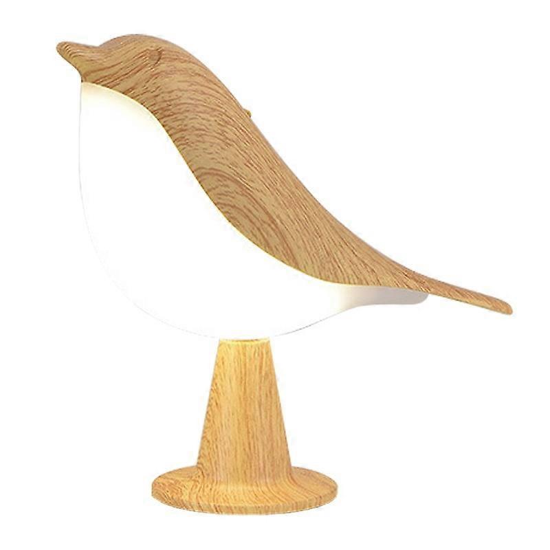 Small Cordless Bedside Lamp LED 3 Color Temperature Dimmable Small Bird Desk Lamp with Rechargeable Battery for Bedroom Office