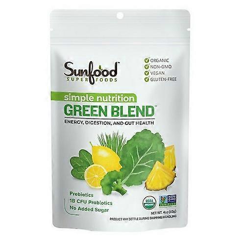 Sunfood Superfood， 有机绿色超级食品，4 盎司（1 件装）