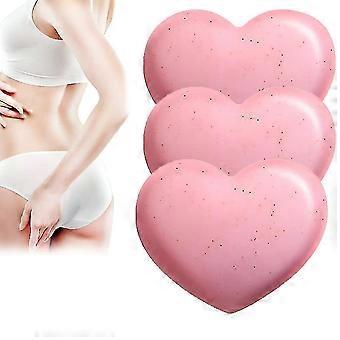 Booty Smooth Peeling Naturseife, Hüftlifting-Massageseife, Anti-Cellulite-Straffungsseife, Herzmassageseife