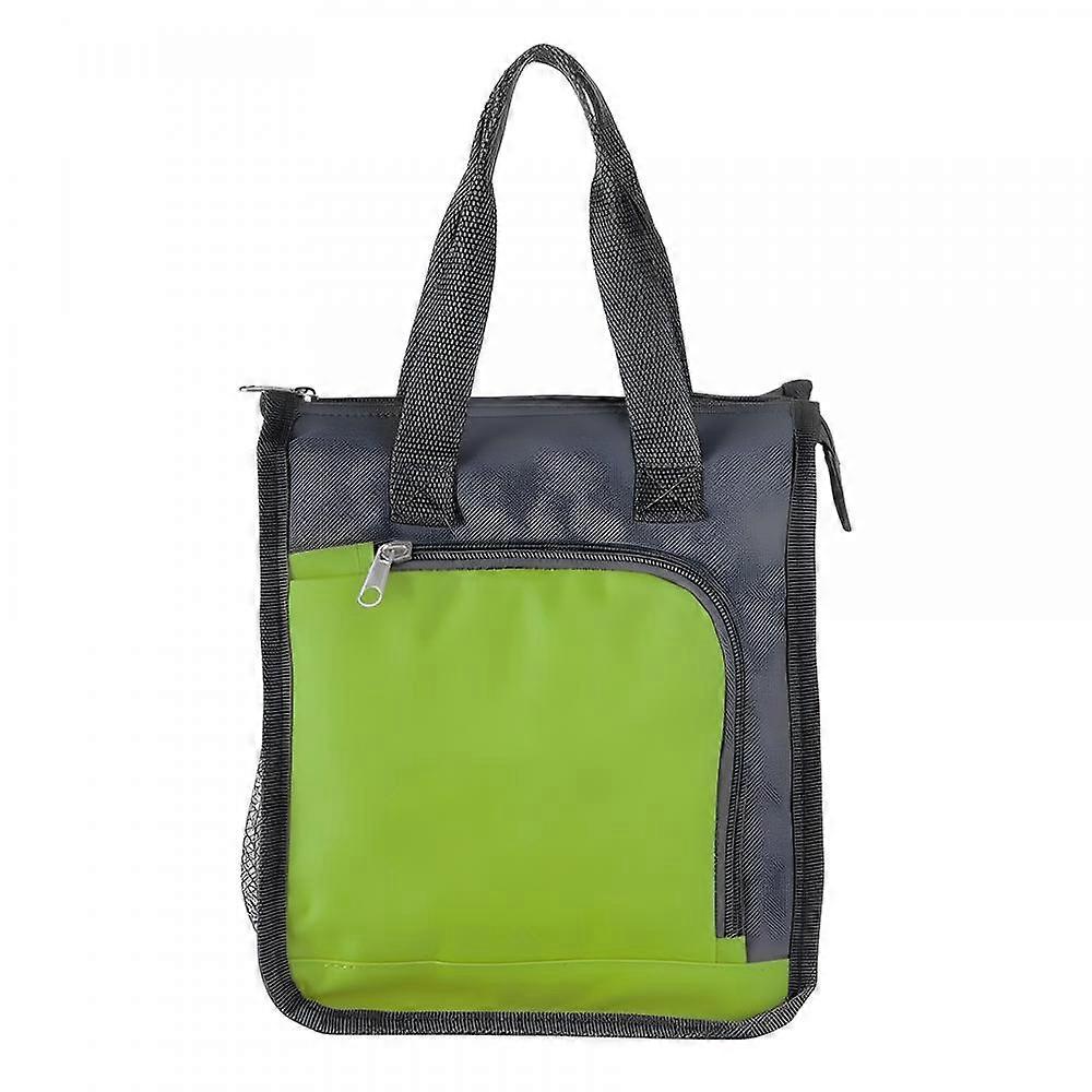 Insulated Reusable Grocery Bag with Widened Handle for Food Delivery Travel Hiking