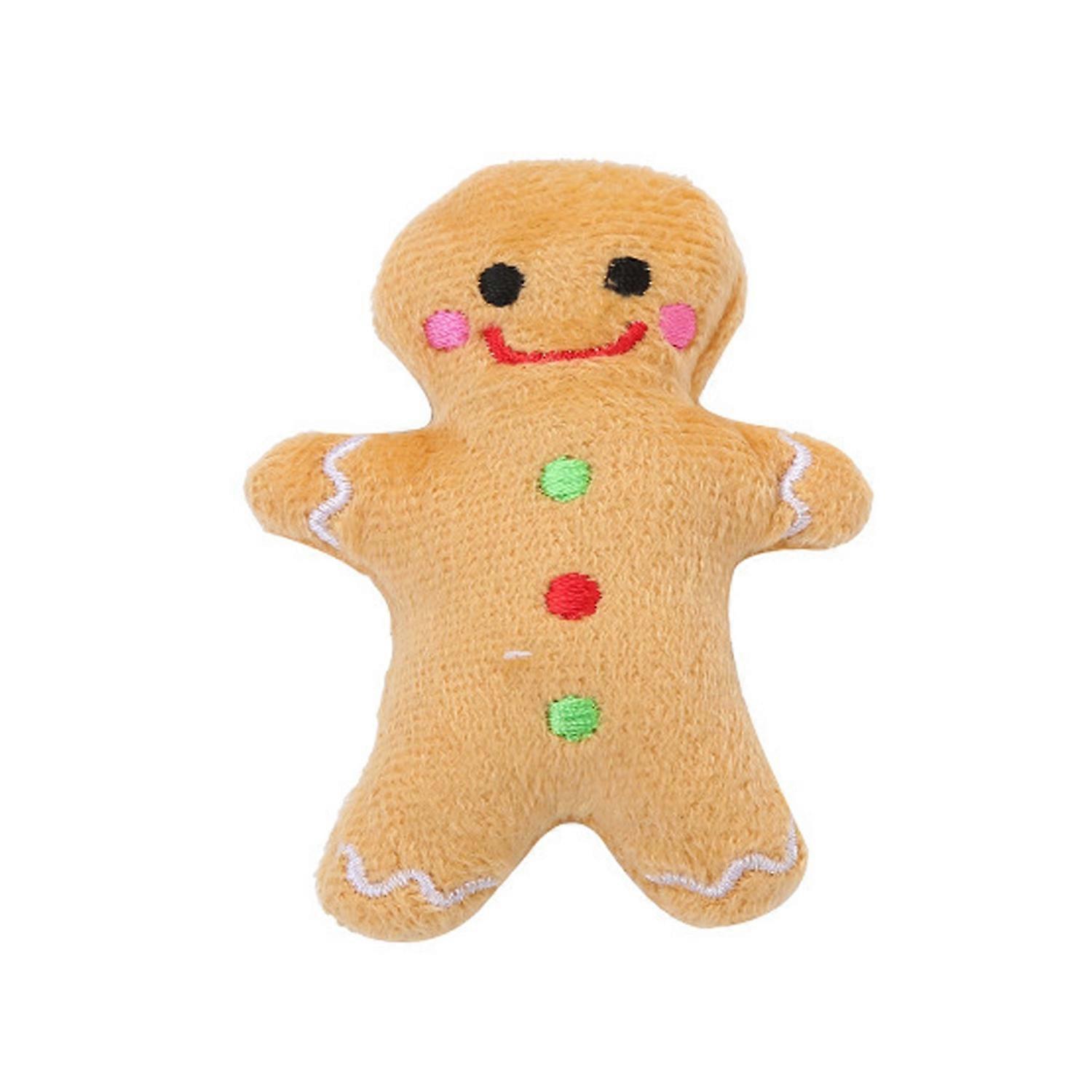 Christmas Pet Toy Elk Xmas Santa Claus Design with Catnip Bite Resistant Teeth Grinding Soft Plush