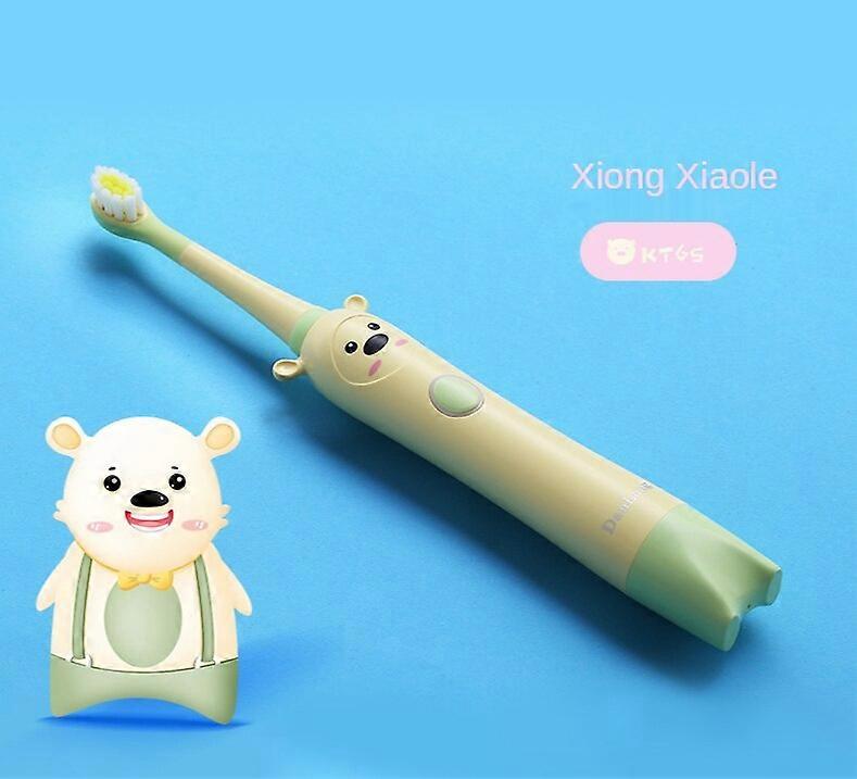 Children's electric toothbrush full automatic ultrasonic waterproof cartoon USB rechargeable toothbrush child care tool