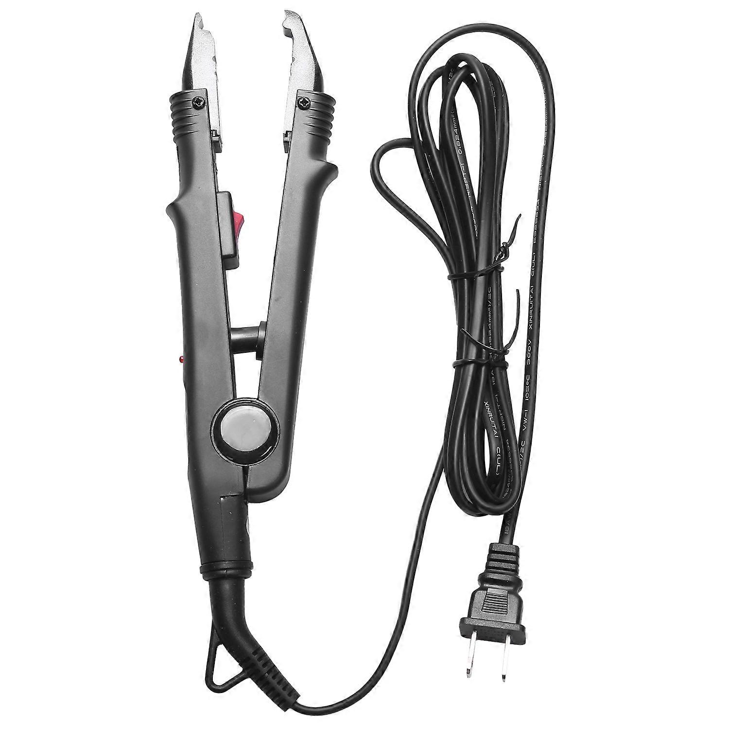 Hair Extension Iron Keratin Bonding Heat Connector Machine Temperature Heat Connector Black Us Plug