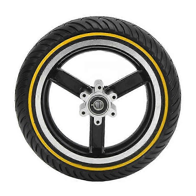 Color Ring Pattern Front Wheel Tire for KUGOO M4 8.5-inch Electric Scooter Tyre Hub Replacement Part