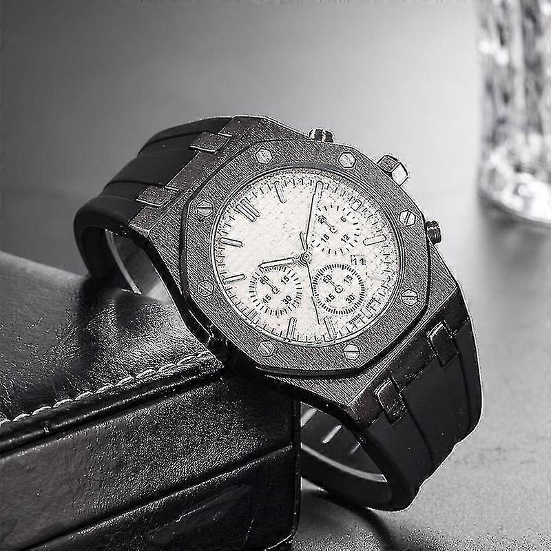 Divat Real gumikvarc férfi karóra