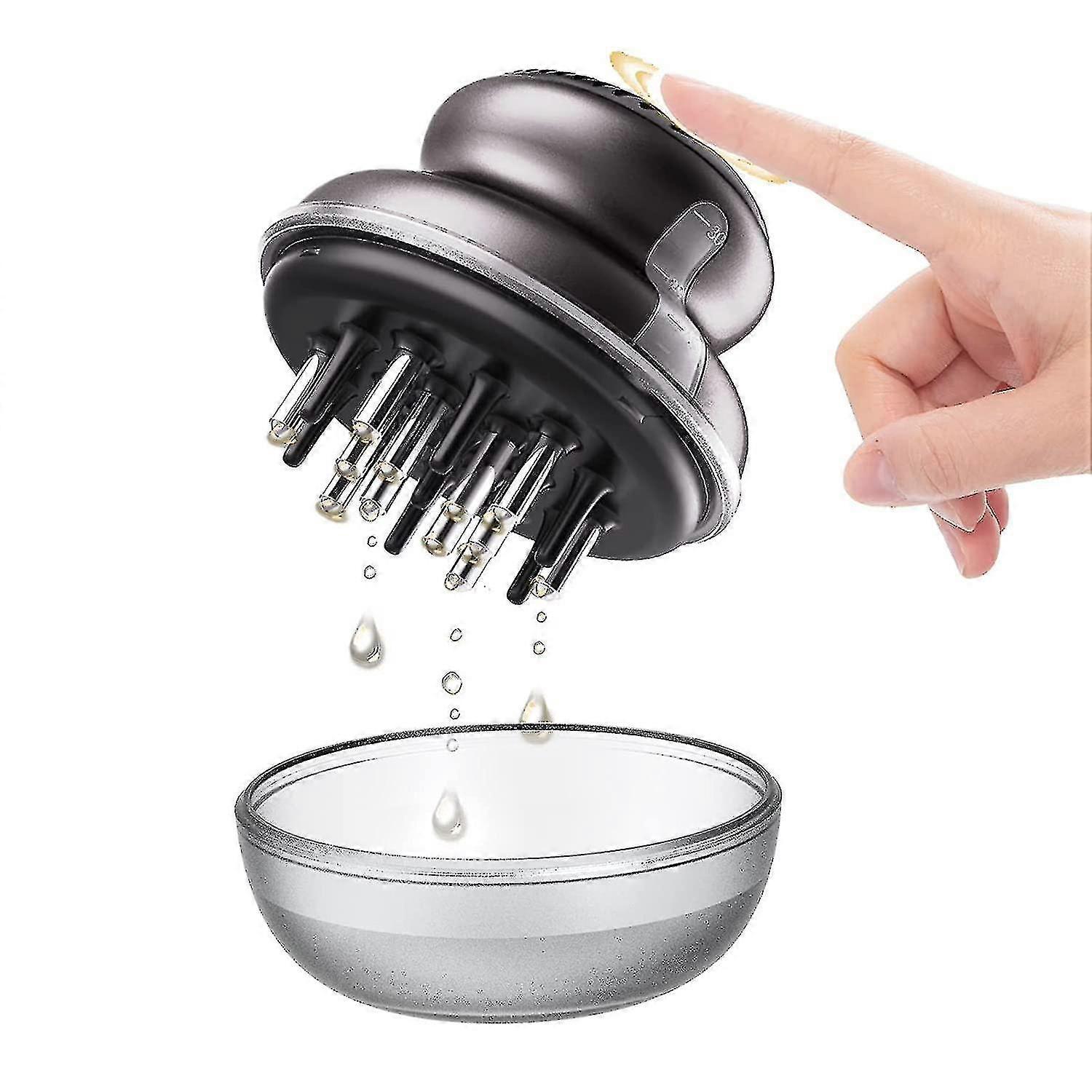 Scalp Applicator Liquid Comb Hair Care Serum Container Applicator Brush
